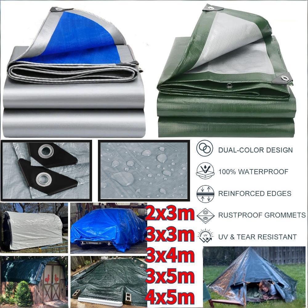 Outdoor Furniture Sunbrella - Terpal PE Tahan Air Ukuran Besar,