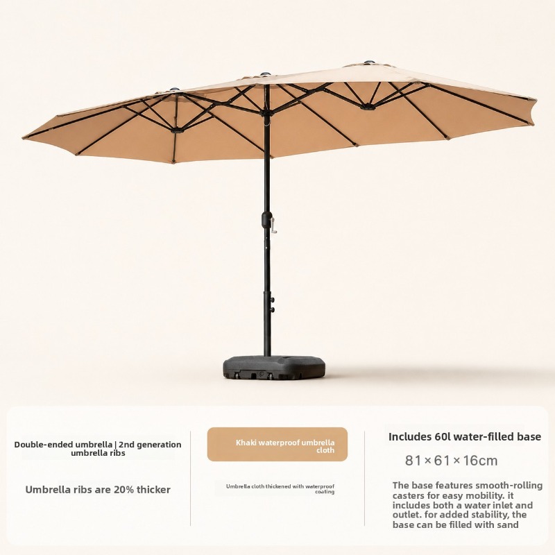 Outdoor Furniture With Umbrella - Payung Taman Luar Ruangan Besar dengan