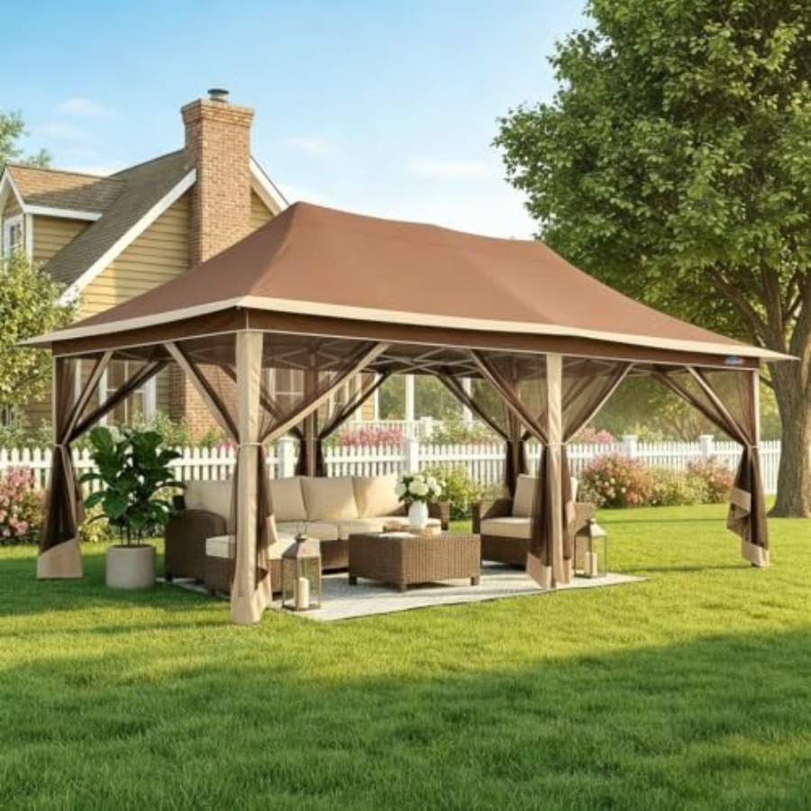 Gazebo Pop Up - Gazebo Pop Up 12x20 dengan Jaring
