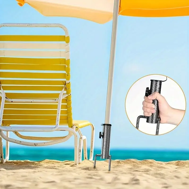 Outdoor Furniture With Umbrella - Payung pantai berdiri di luar ruangan,