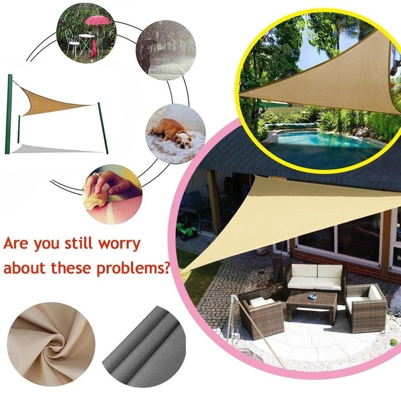 Layar Peneduh Segitiga Tahan A - Sun Sail Shade ulasan dan harga