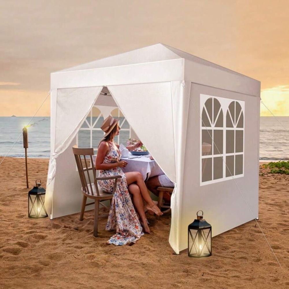 Tenda Kanopi Lipat 6.5x6.5 ft  - Gazebo Pop Up ulasan dan harga