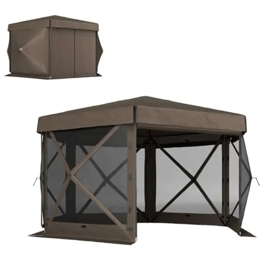 Tenda Gazebo Lipat Heksagonal  - Gazebo Pop Up ulasan dan harga