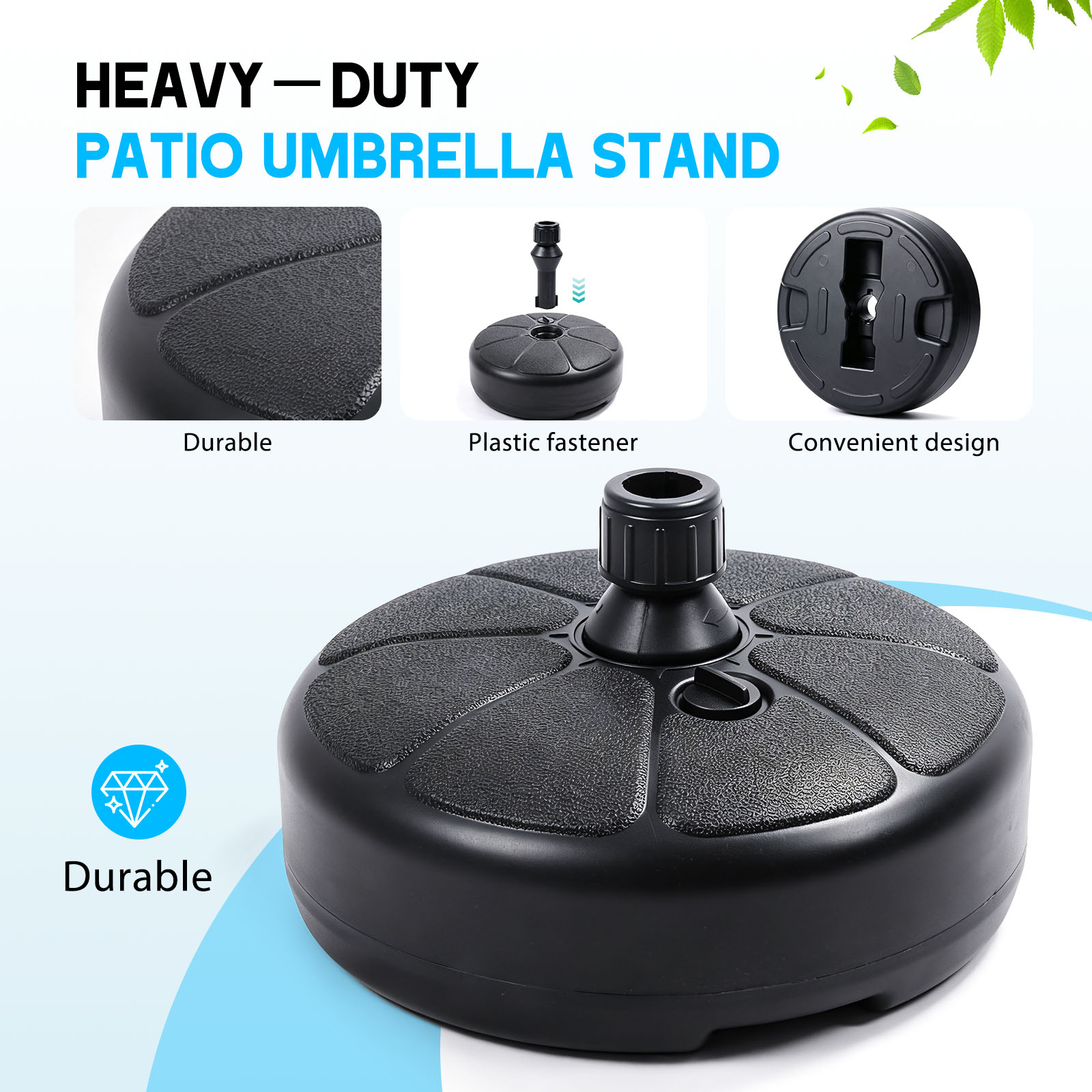 Alas Payung Isi Air Pasir 26lb - Outdoor Furniture Sunbrella ulasan dan harga