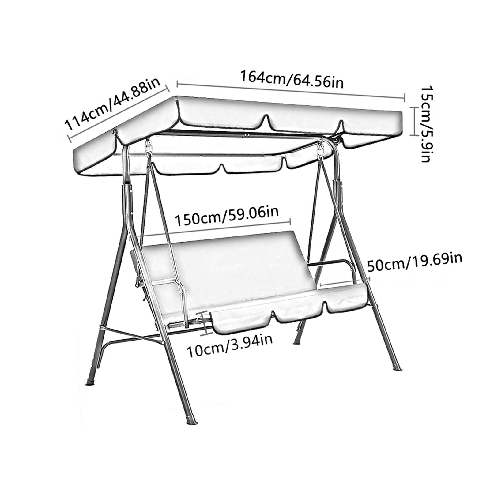 Pengganti Kanopi Ayunan Teras, - Outdoor Furniture Sunbrella ulasan dan harga