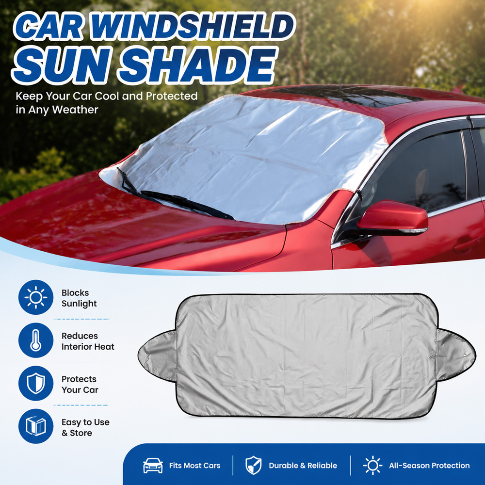 Pelindung Kaca Depan Mobil unt - Sun Sail Shade ulasan dan harga