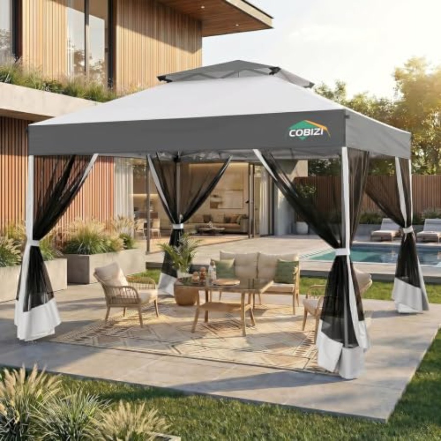 Gazebo Pop Up dengan Jaring Me - Gazebo Pop Up ulasan dan harga