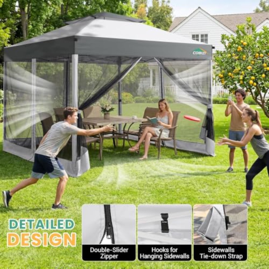 Gazebo Pop Up dengan Jaring Me - Gazebo Pop Up ulasan dan harga