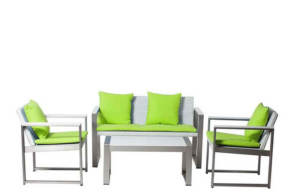 Set Sofa Lounge Aluminium Leng - Outdoor Furniture Used For Sale ulasan dan harga