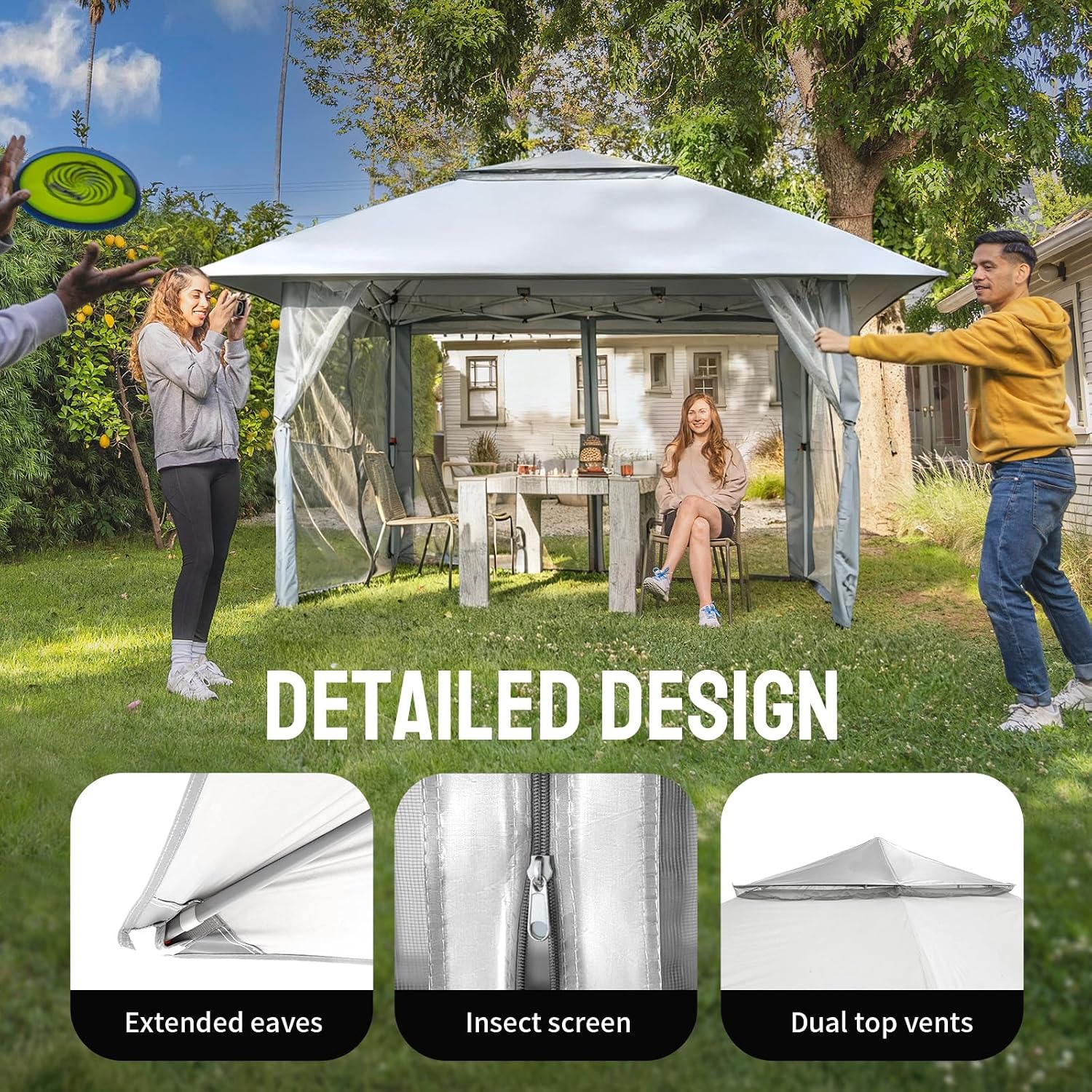 Tenda Kanopi Luar Ruangan Pop  - Gazebo Pop Up ulasan dan harga