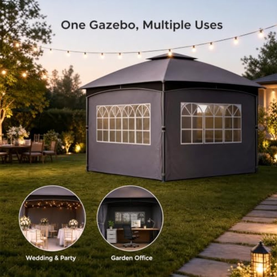 Gazebo Pop Up 13x13 Kaki denga - Gazebo Pop Up ulasan dan harga
