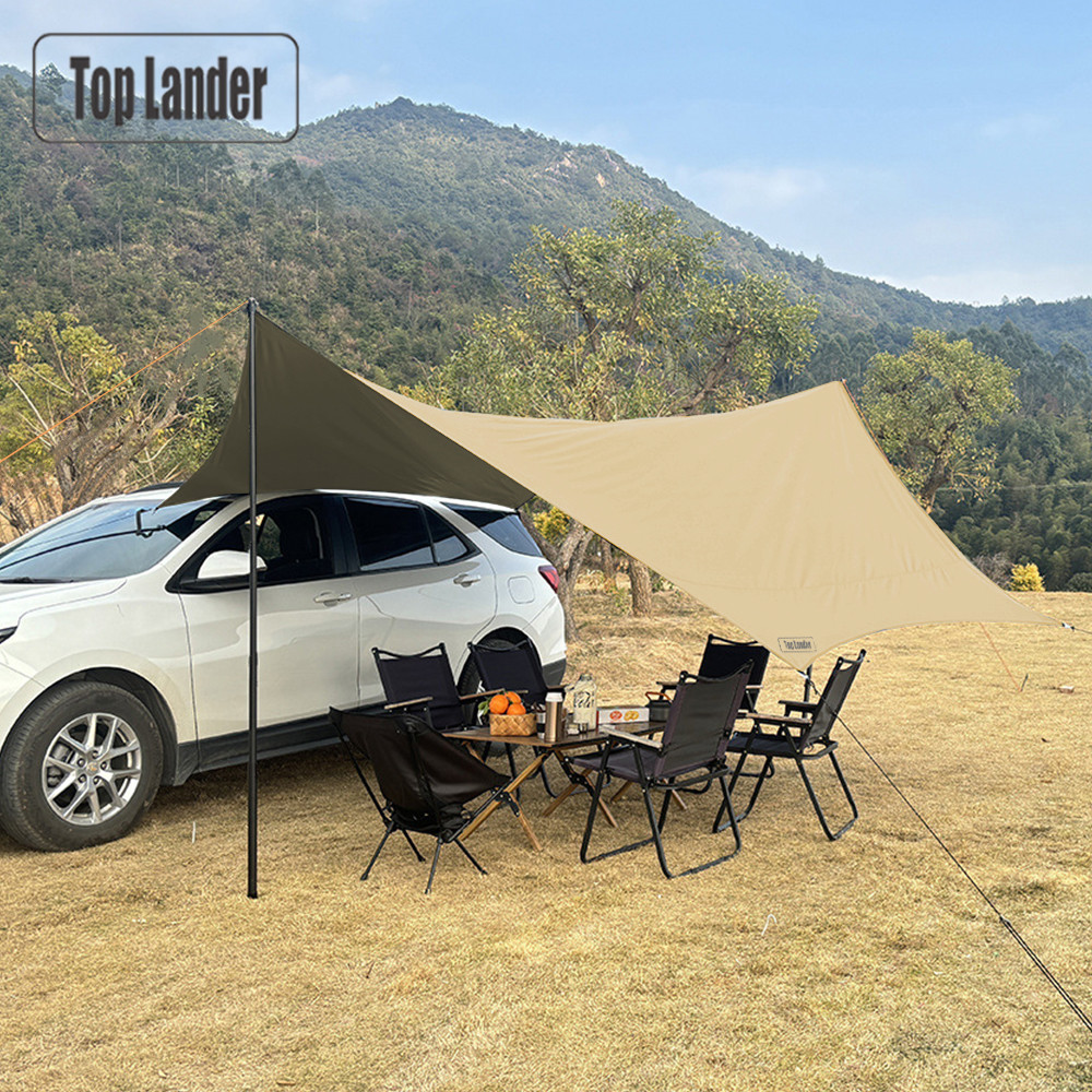 Tenda Mobil 4.5x4.5m, Kanopi P - Sun Sail Shade ulasan dan harga