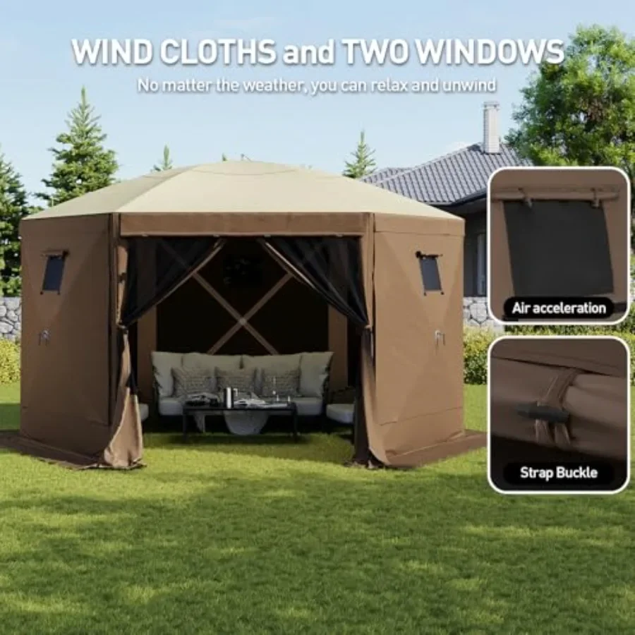 Tenda Pop Up 6 Sisi, Gazebo Po - Gazebo Pop Up ulasan dan harga