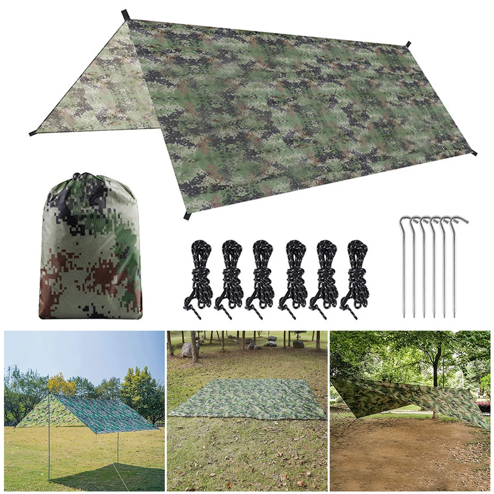 300X300Cm Tenda Kemah Tahan Ai - Sun Sail Shade ulasan dan harga